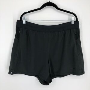 Nike Mens Shorts Size XL Black‎ Dri Fit Flex Rep 5 Inch Inseam Zip Pockets
